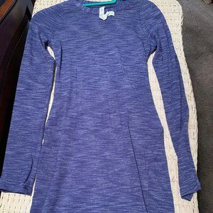 NWOT Lululemon &Go Where Dress Long Sleeve Casual Blue Size 2